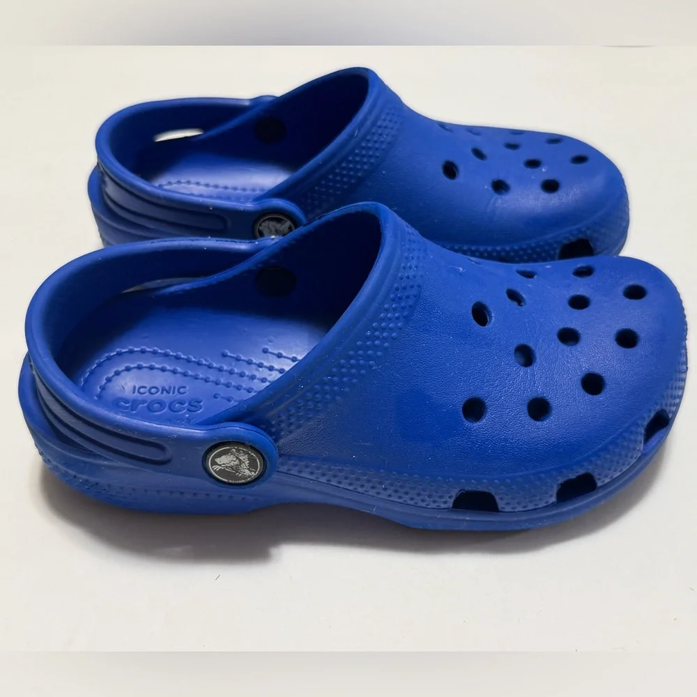 Crocs - Bright Blue size 13C Used - Picture 1 of 5